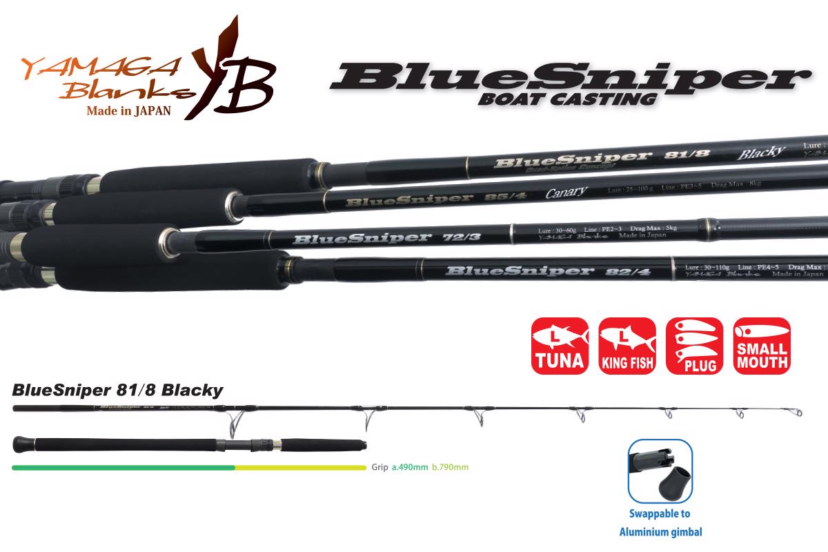 Blue Sniper 81/8 BLACKY TUNA 2.48m 45-120gr - Yamaga