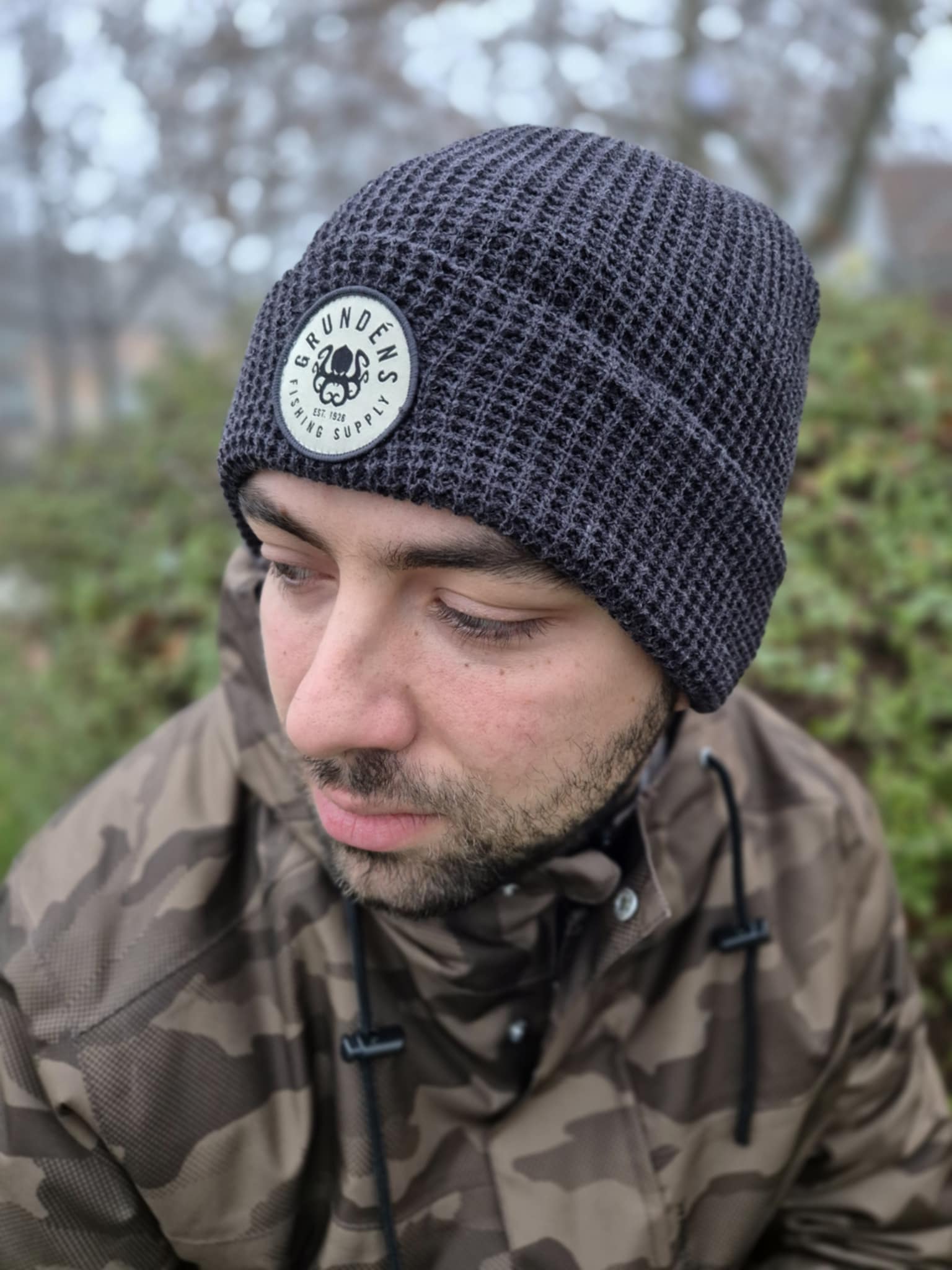 Anchor Waffle Beanie - Grundéns