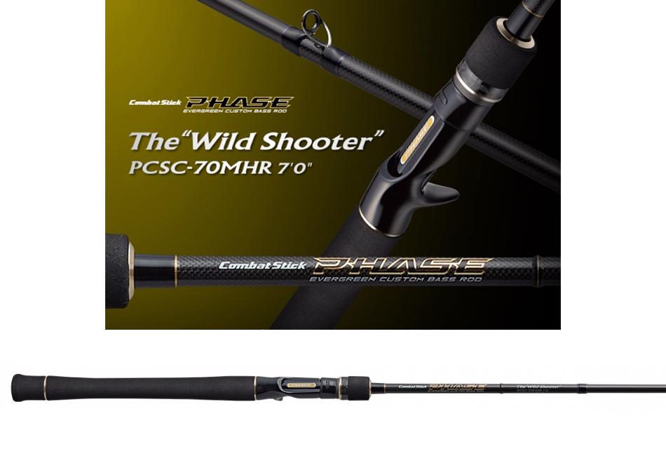 Combat Stick Phase PCSC-70MHR Wild Shooter Baitcast 214cm 8.8-84gr - Evergreen