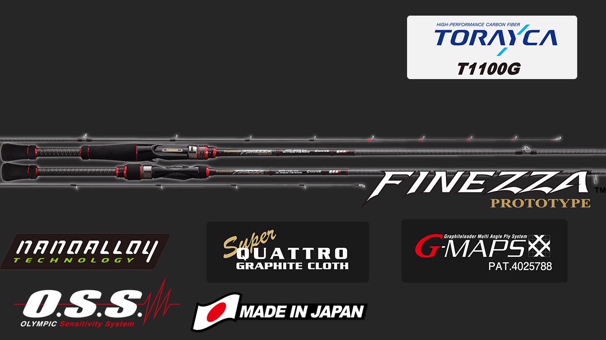 FINEZZA 17 PROTOTYPE GFPS-722L-T FAST 2.18m 0.6-8gr Light - Graphiteleader