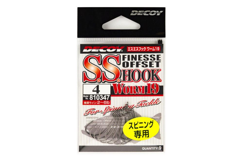 Offset horog Worm 19 S.S - Decoy