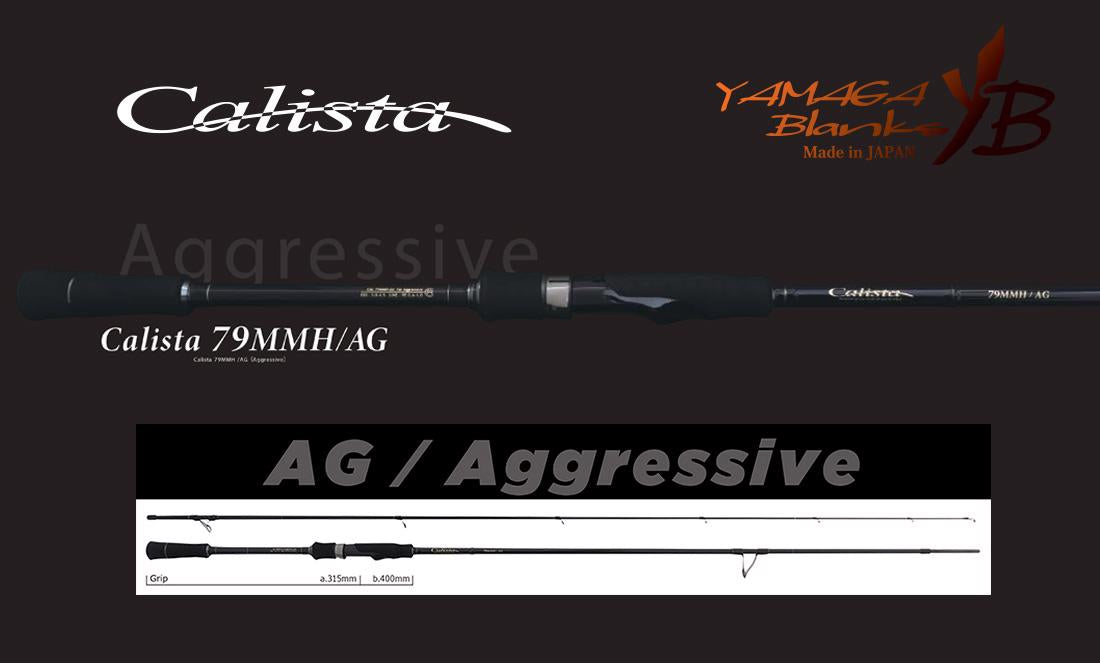 Calista 79MMH/AG AGGRESSIVE 2.38m 35gr Fuji Titanium Torzite - Yamaga