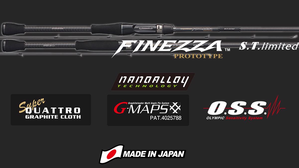 FINEZZA PROTOTYPE S.T LIMITED 20GFINPS-7112ML-T FAST 2.42m 3-15gr Medium Light - Graphiteleader