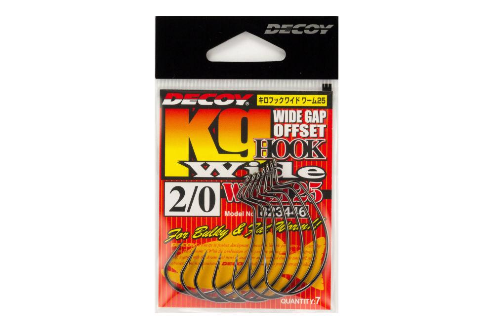 Offset horog Worm 25 KG Wide - Decoy