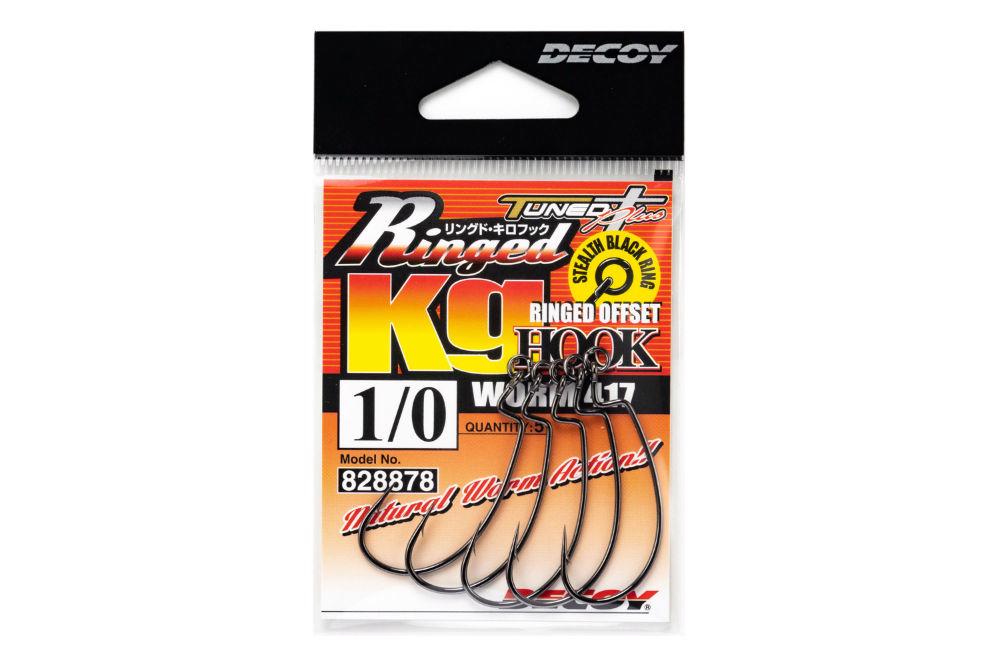 Offset horog Worm 417 Ringed KG - Decoy